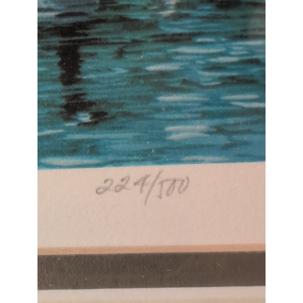 Gerald L. Lubeck FAMILY Pencil Signed Numbered Framed Lithograph 14"×12.6" - Picture 7 of 8